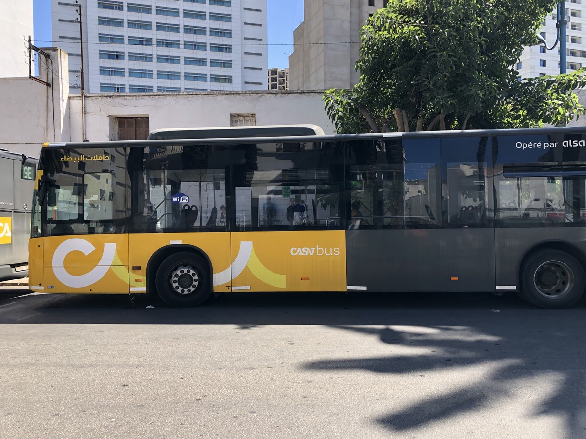 カサブランカのバス