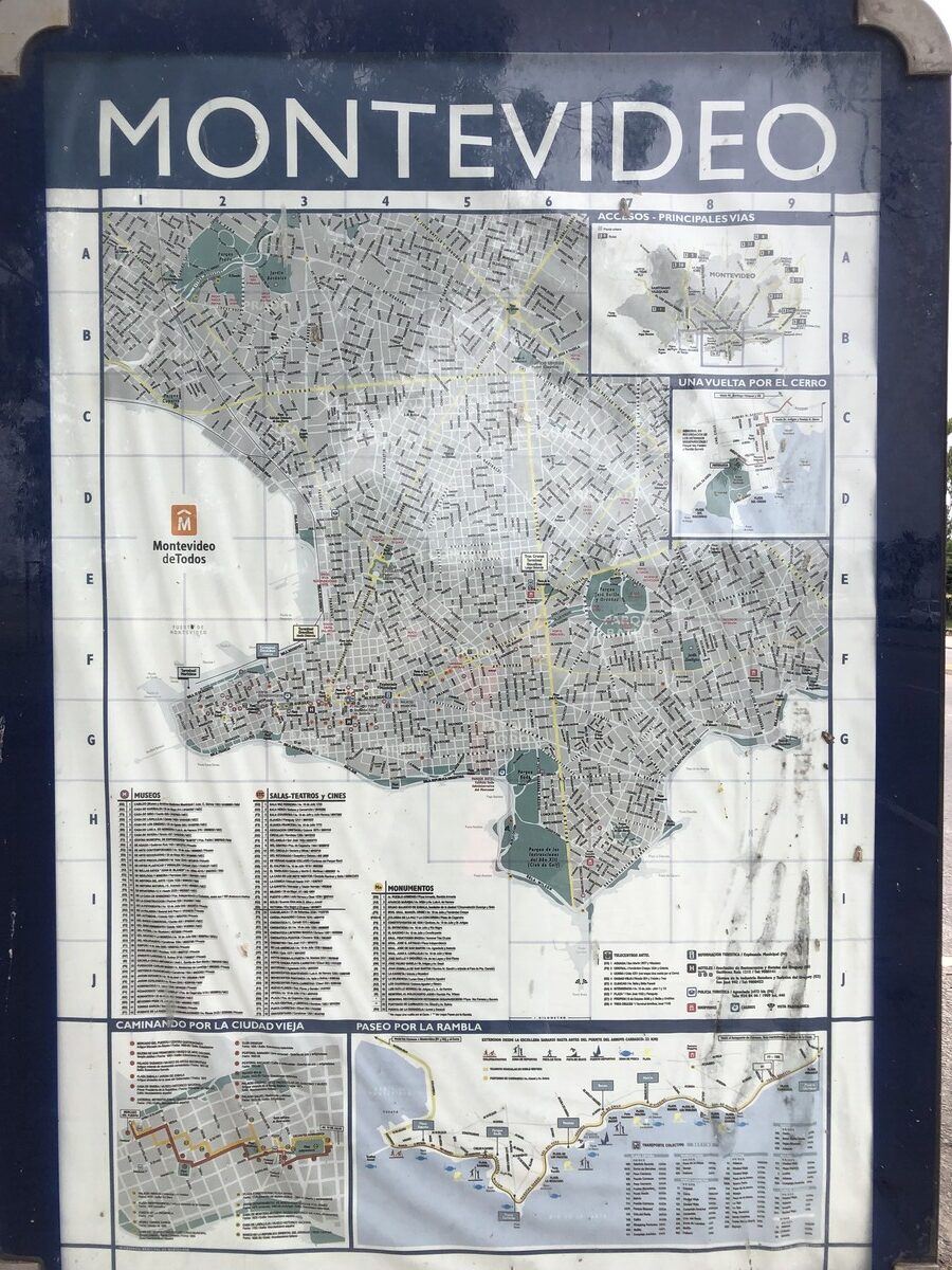 Montevideo地図