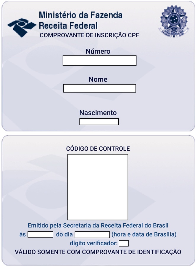 Brazilの納税者番号CPF